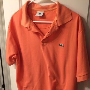 Lacoste Orange Polo